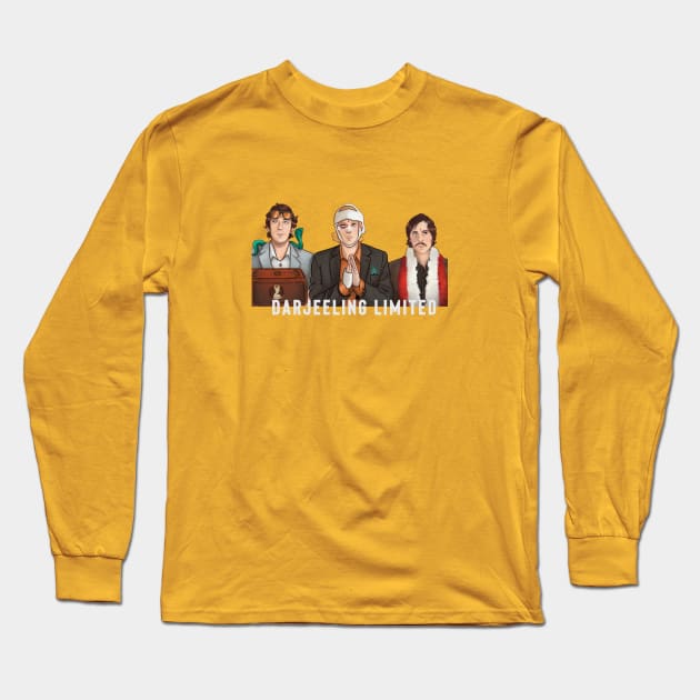 Darjeeling Limited Long Sleeve T-Shirt by eseryesimdraws